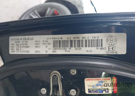 2015 Ram 1500 Sport из США, поврежденный, VIN 1C6RR7MTXFS718525